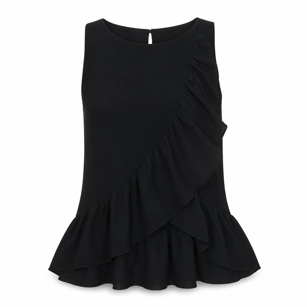 Womens UK Size 8 NEXT Black Basic Tank