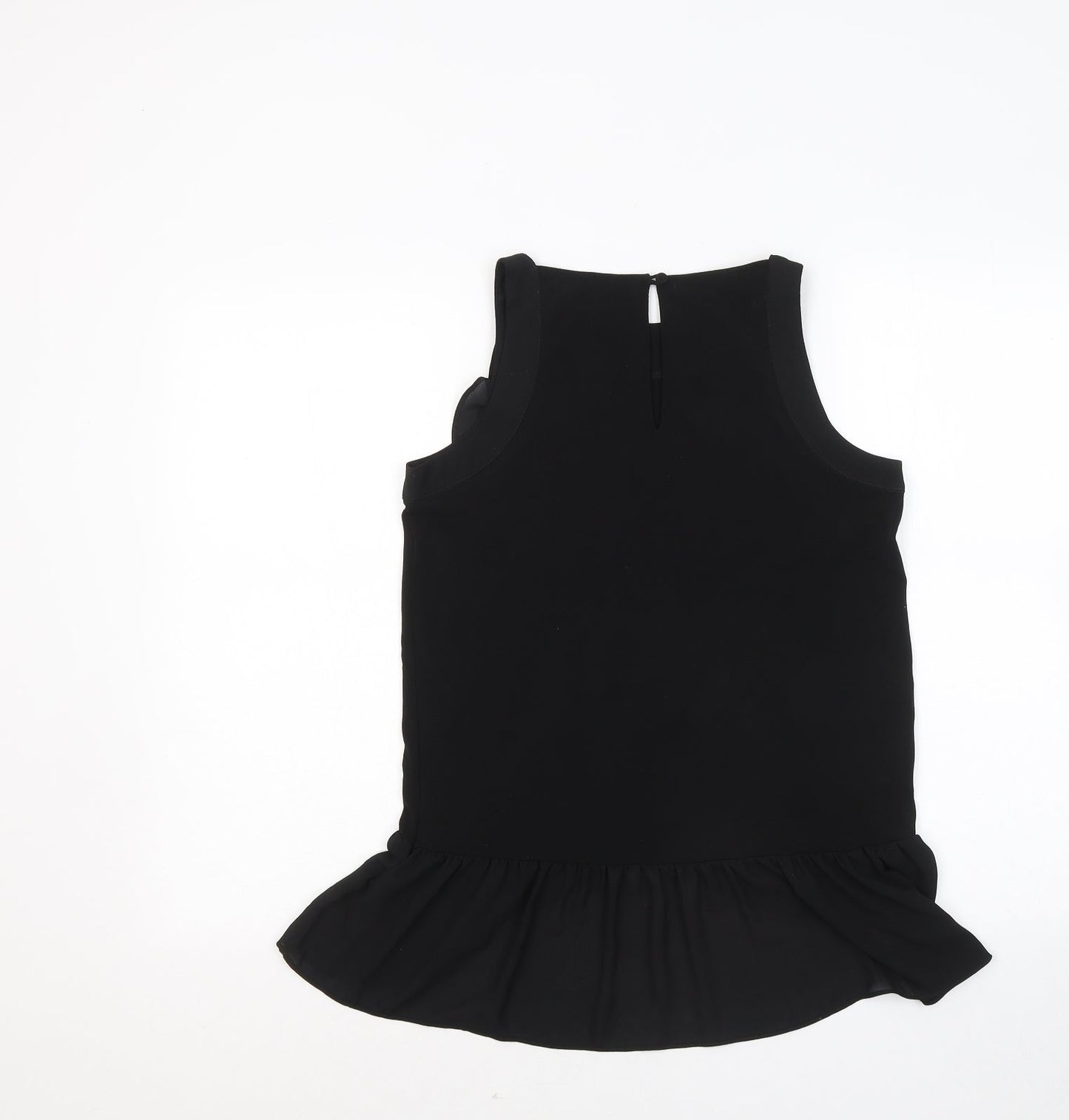 Womens UK Size 8 NEXT Black Basic Tank