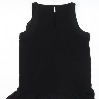 Womens UK Size 8 NEXT Black Basic Tank