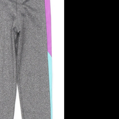 Young Dimension Girls Grey Polyester Jogger Trousers Size 9 Months Regular