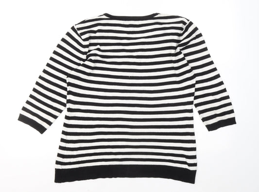 Womens UK Size 14 Vogue Black Pullover Jumper