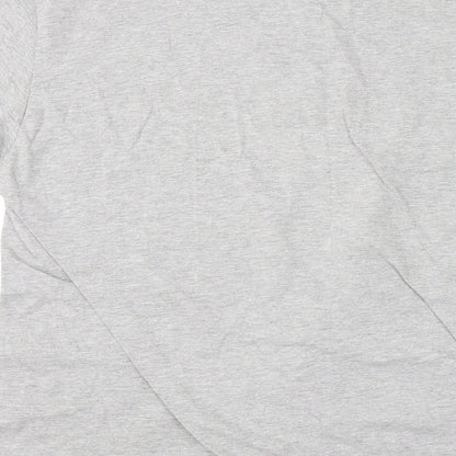 Union Mens Grey Cotton T-Shirt Size 2XL Round Neck - New York City