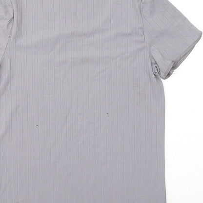 Womens UK Size 8 Jeff & Co Grey Basic T-Shirt