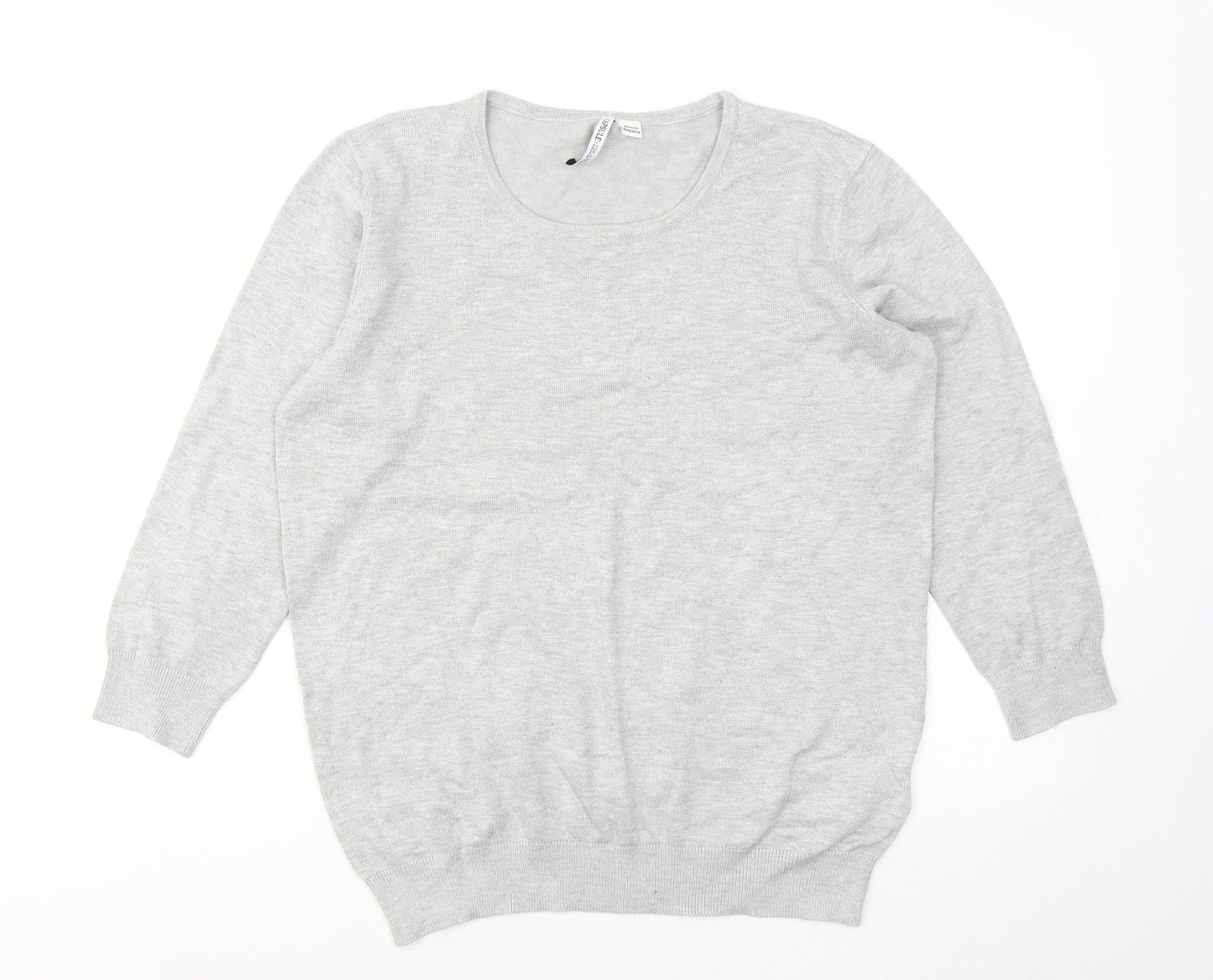 Womens UK Size 12 Capsule Grey Pullover Jumper