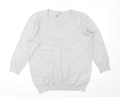 Womens UK Size 12 Capsule Grey Pullover Jumper