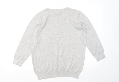 Womens UK Size 12 Capsule Grey Pullover Jumper