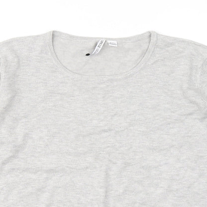 Womens UK Size 12 Capsule Grey Pullover Jumper