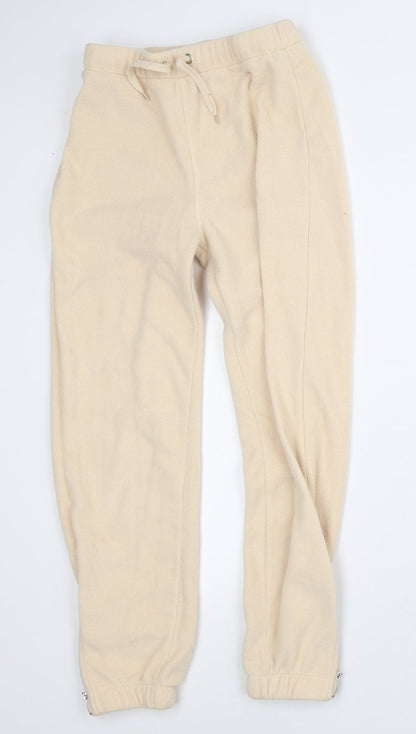 Micha Lounge Womens Beige Polyester Sweatpants Trousers Size XS L26 in Regular