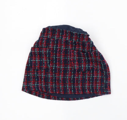Dunnes Stores Girls Multicoloured Check Cotton A-Line Skirt Size 12-18 Months