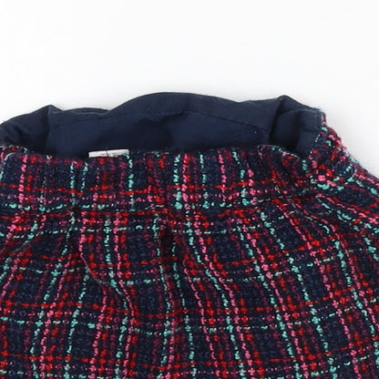 Dunnes Stores Girls Multicoloured Check Cotton A-Line Skirt Size 12-18 Months