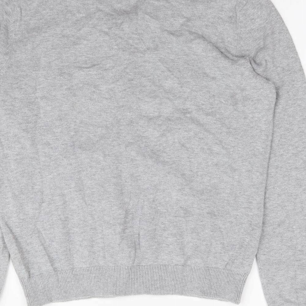 Womens UK Size M H&M Grey Cardigan Jumper