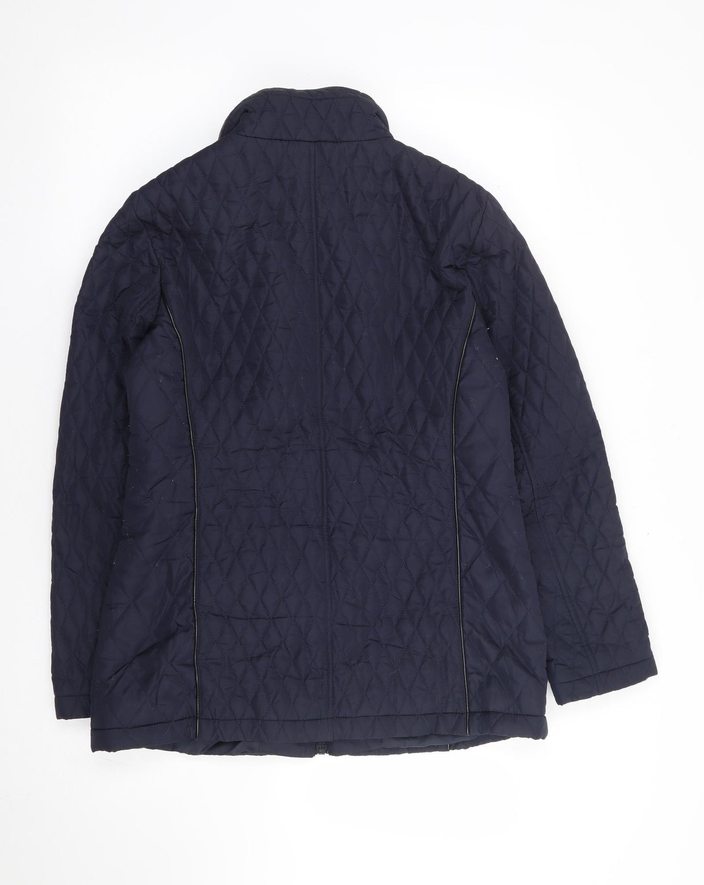 Womens UK Size 10 Bonmarché Blue Rain Coat