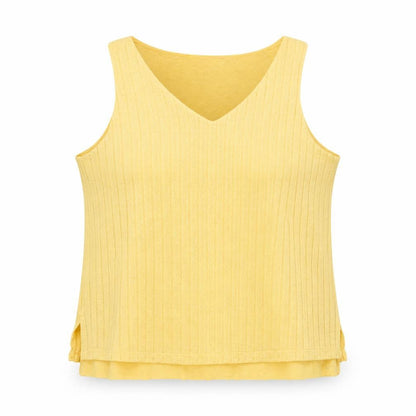 Womens UK Size L Dunnes Yellow Jersey Tank