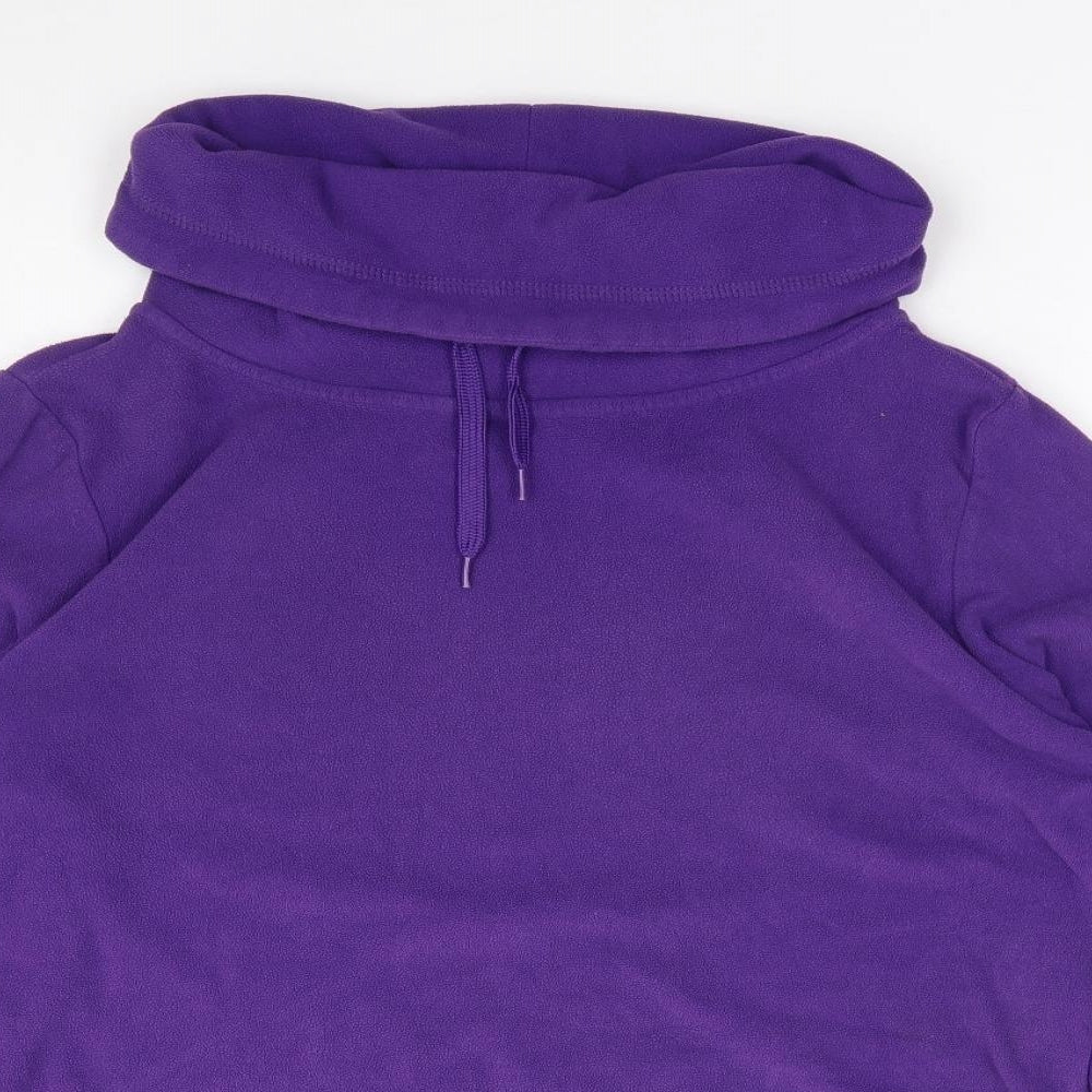 Gelert Womens Purple Polyester Pullover Sweatshirt Size 12 Pullover