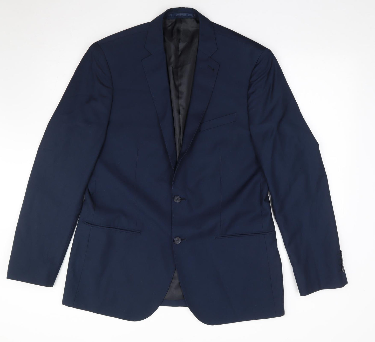 Mens UK Size 40 Tailor & Cutter Regular Blue Suit Jacket