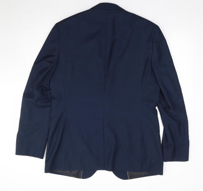 Mens UK Size 40 Tailor & Cutter Regular Blue Suit Jacket