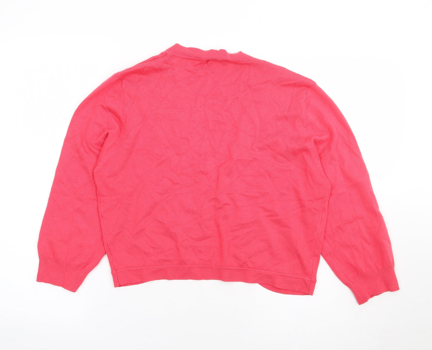 Womens UK Size XL Paramour Pink Shrug Jumper