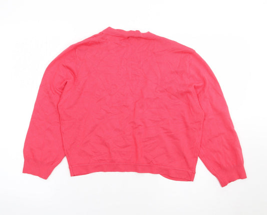 Womens UK Size XL Paramour Pink Shrug Jumper