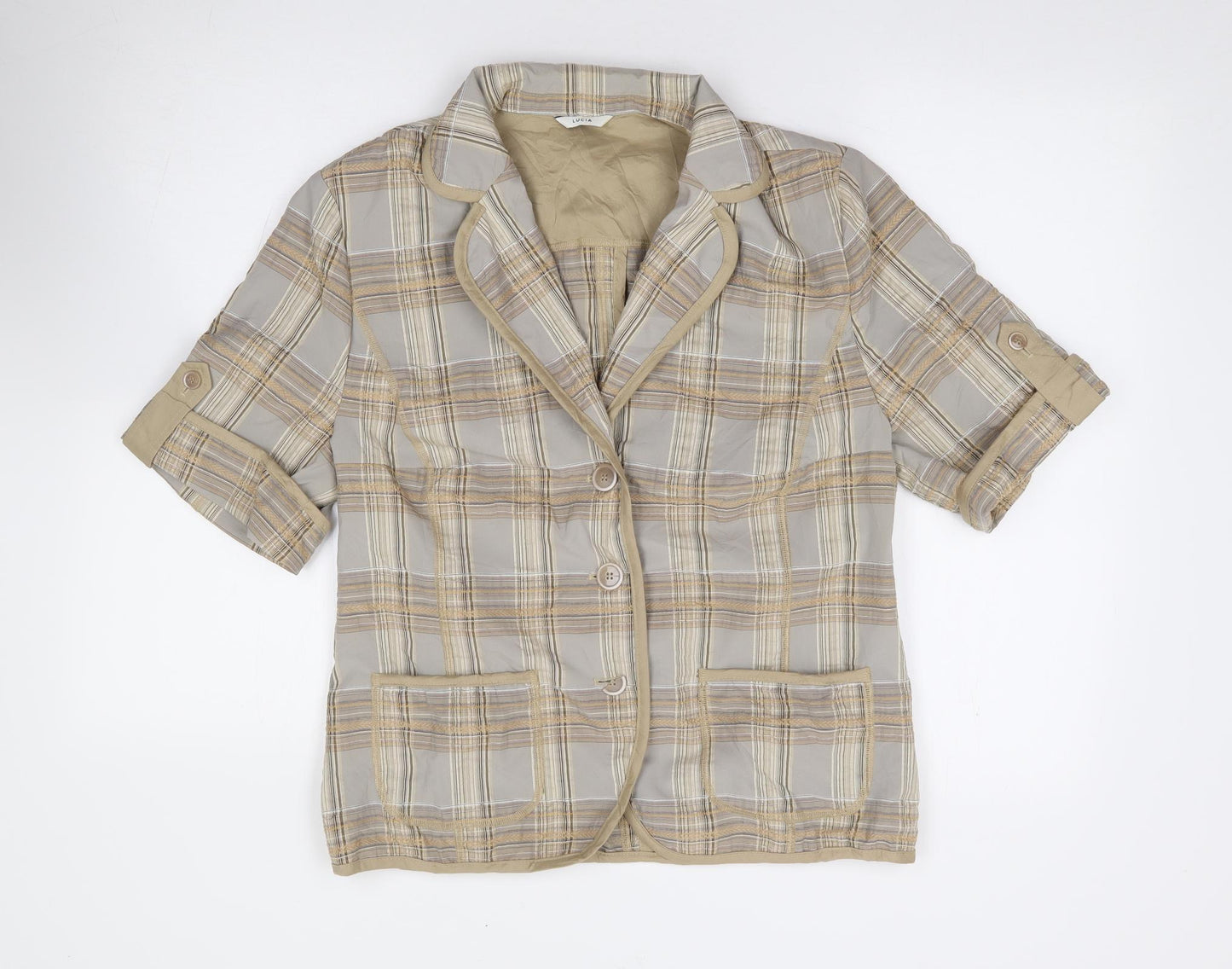 Womens UK Size S LUCIA Beige Jacket