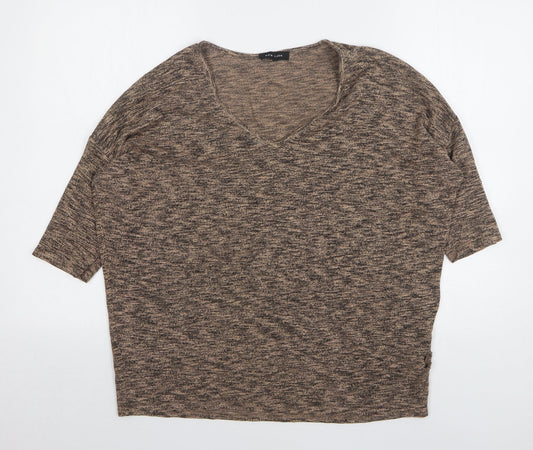 Womens UK Size M New Look Brown Pullover Jumper