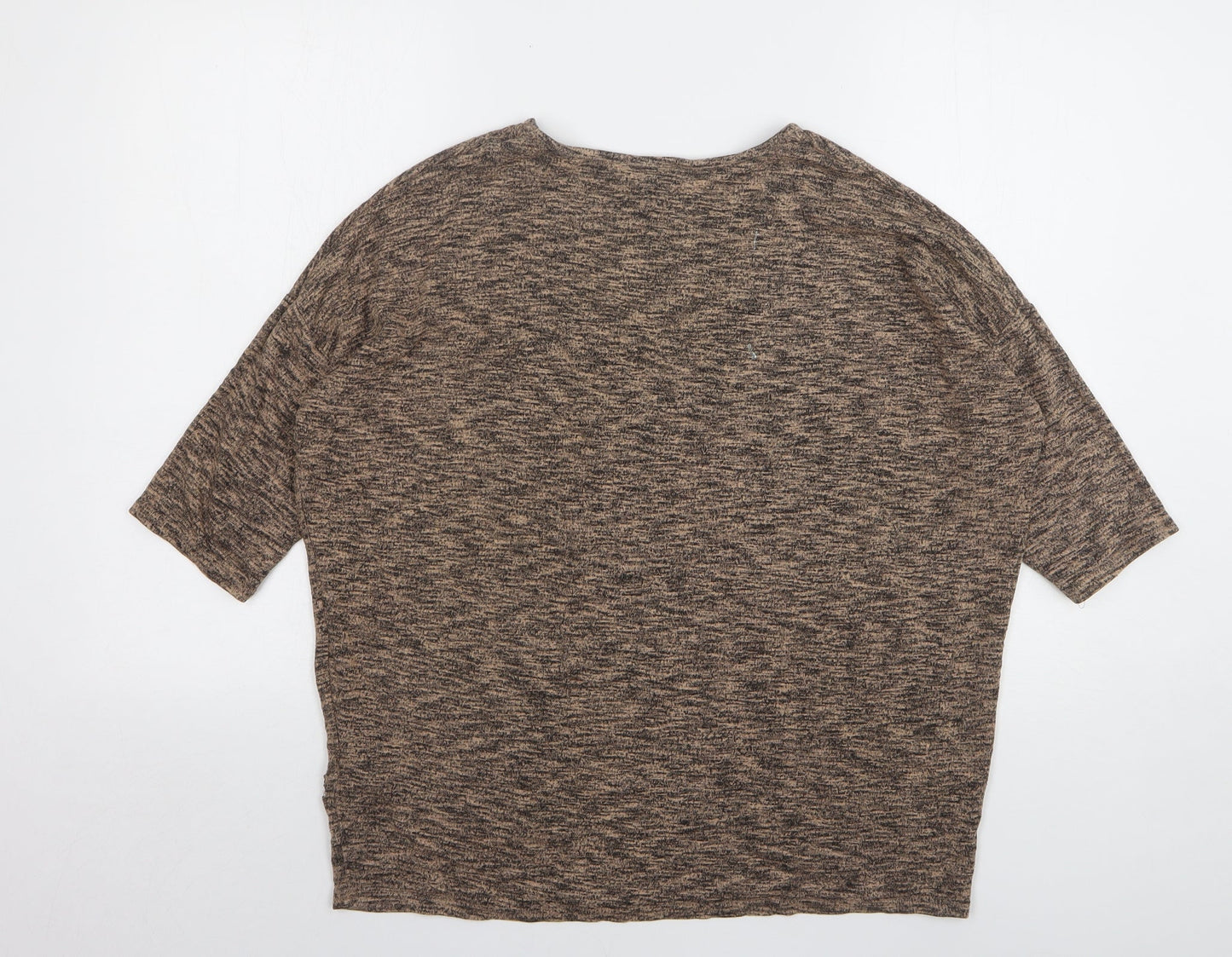 Womens UK Size M New Look Brown Pullover Jumper