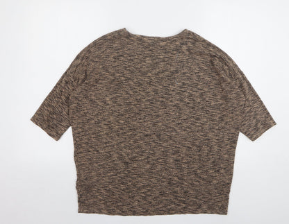 Womens UK Size M New Look Brown Pullover Jumper