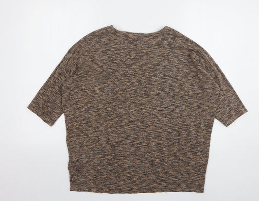 Womens UK Size M New Look Brown Pullover Jumper