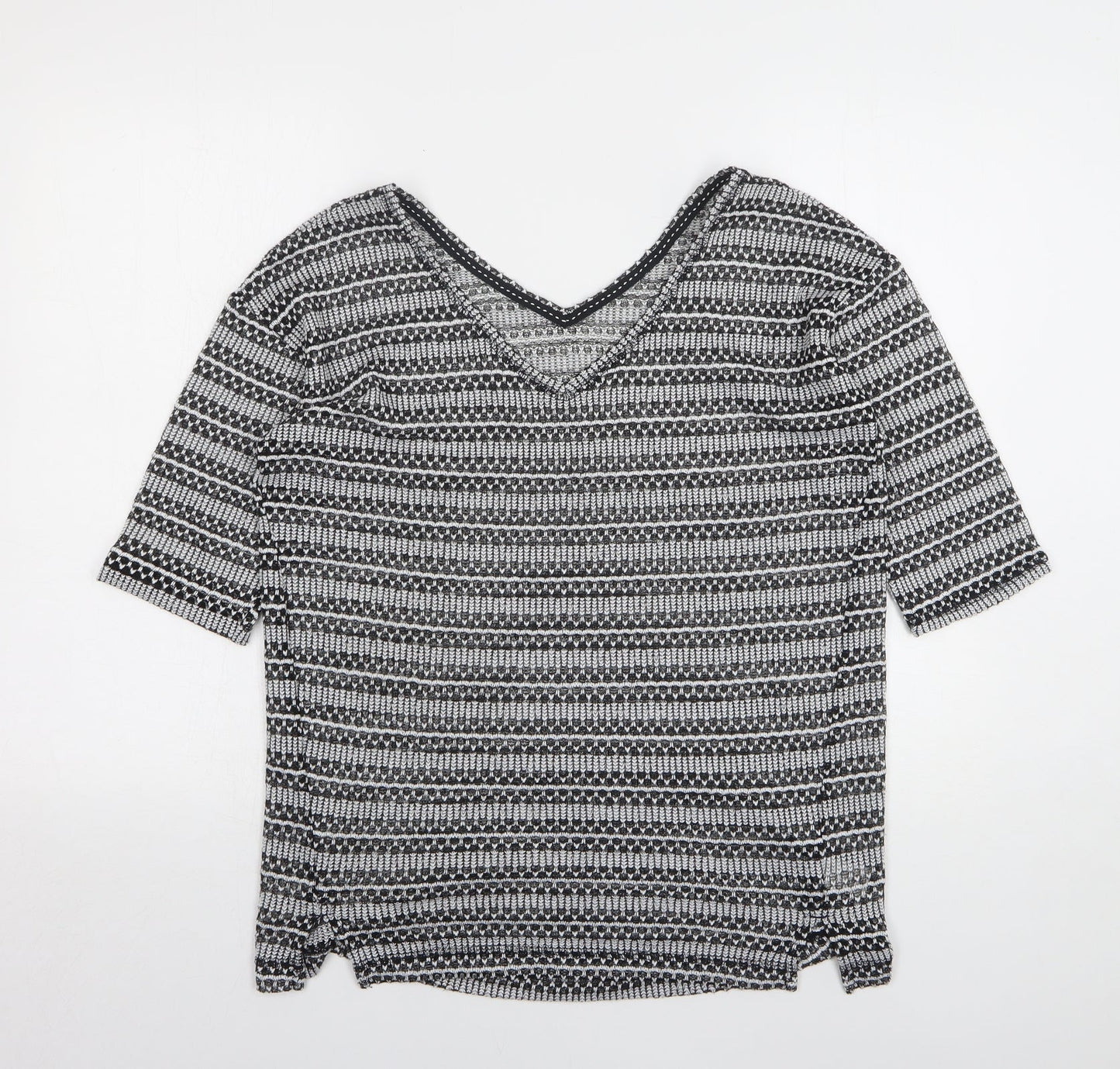 Womens UK Size 10 NEXT Grey Pullover Jumper