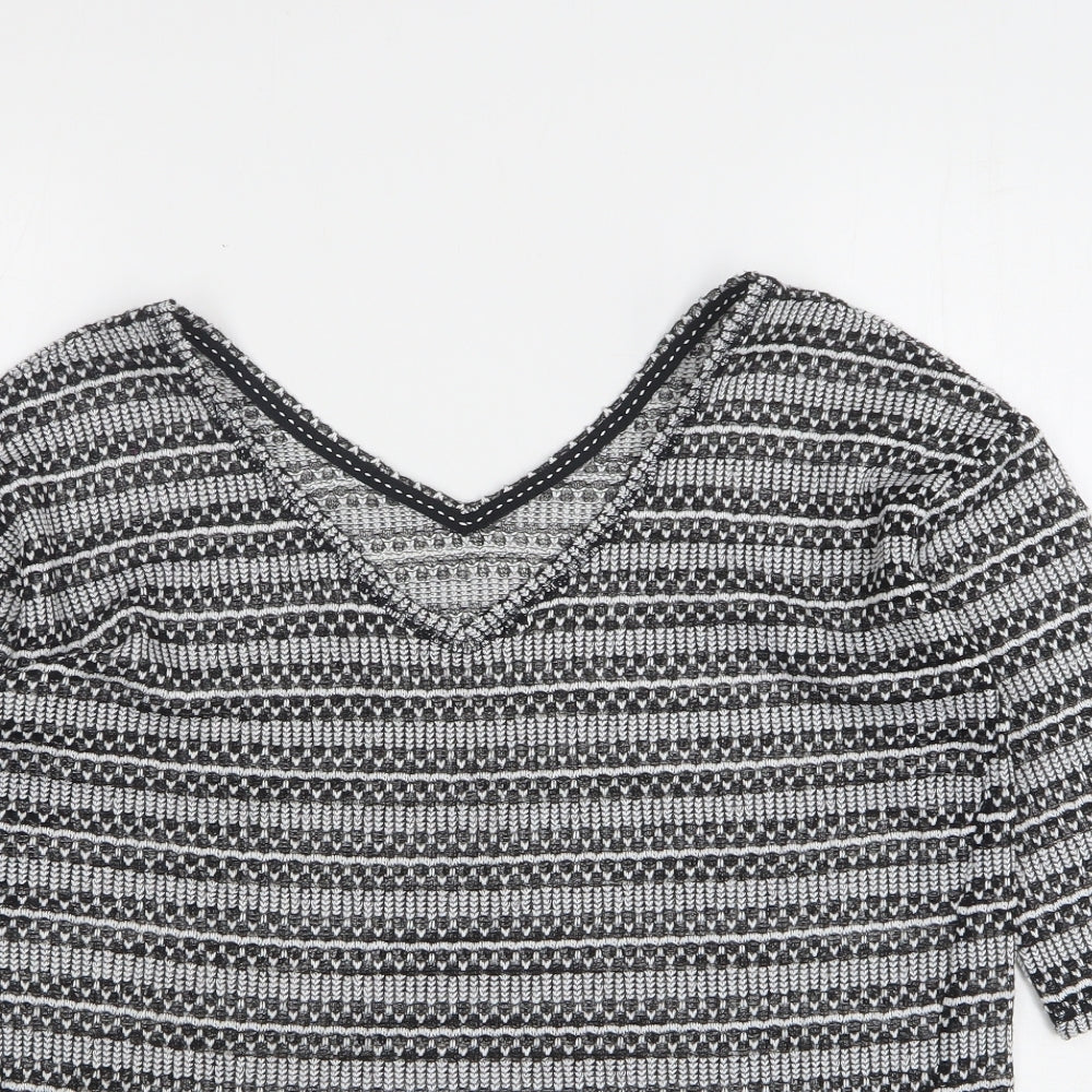Womens UK Size 10 NEXT Grey Pullover Jumper