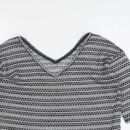 Womens UK Size 10 NEXT Grey Pullover Jumper
