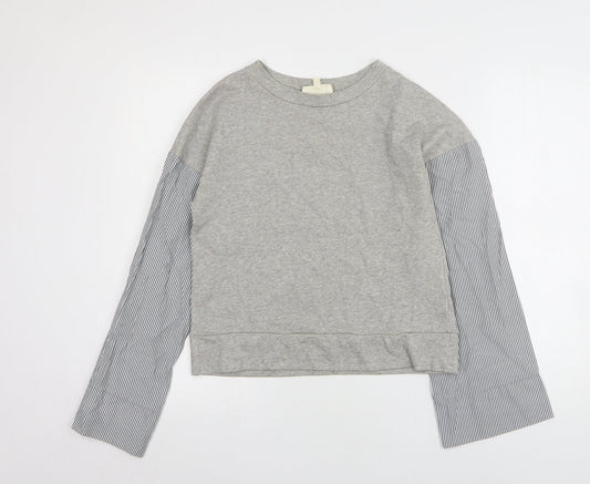 Womens UK Size XS NEXT Grey Pullover Sweatshirt