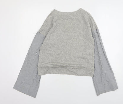 Womens UK Size XS NEXT Grey Pullover Sweatshirt