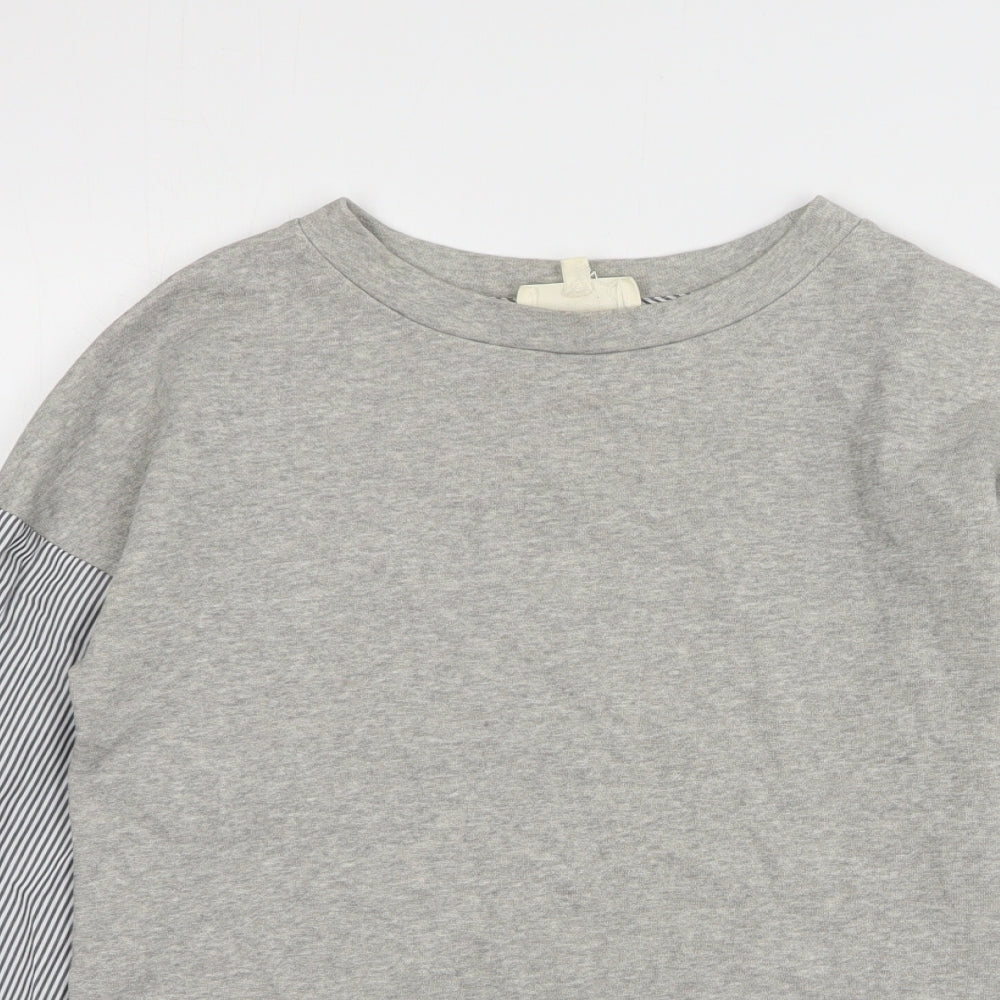 Womens UK Size XS NEXT Grey Pullover Sweatshirt
