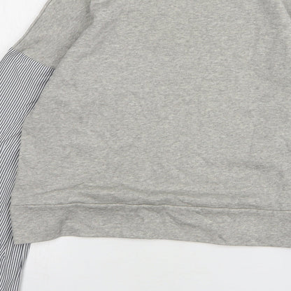 Womens UK Size XS NEXT Grey Pullover Sweatshirt