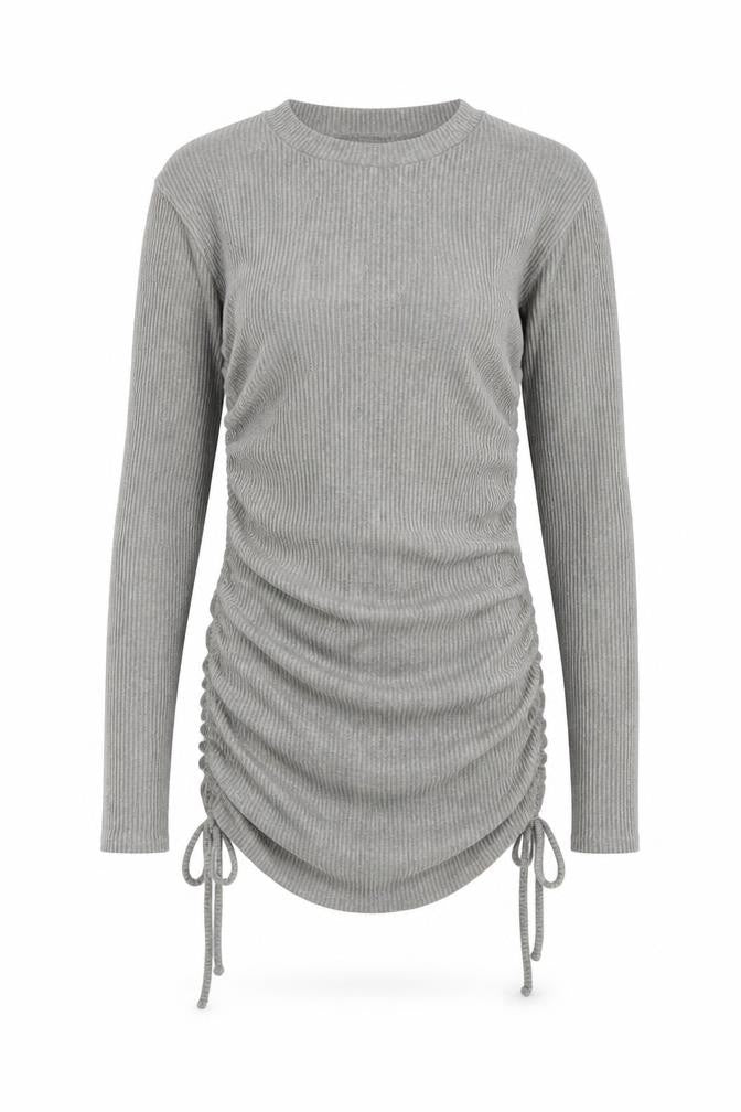 Womens UK Size 8 Boohoo Grey Pullover Jumper