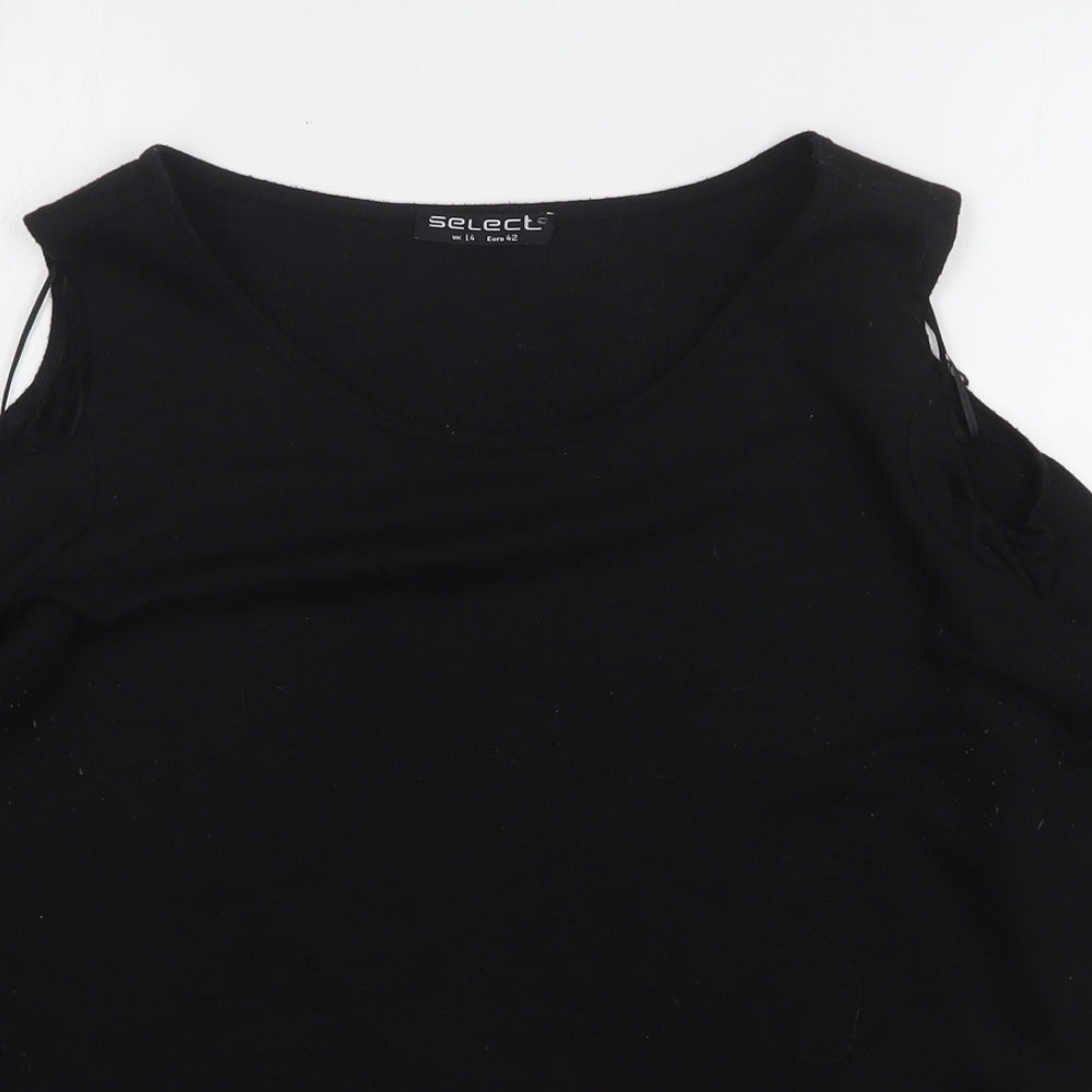 Womens UK Size 14 Select Black Pullover Jumper