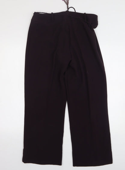 Womens UK Size 14 BHS Regular Fit  Purple Trousers