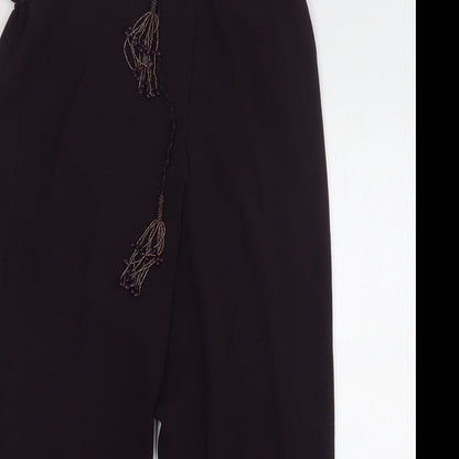 Womens UK Size 14 BHS Regular Fit  Purple Trousers