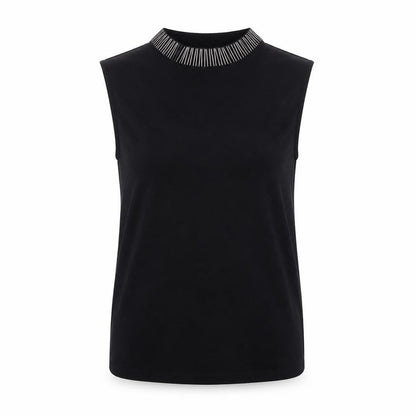 Womens UK Size 12 Dorothy Perkins Black Basic T-Shirt