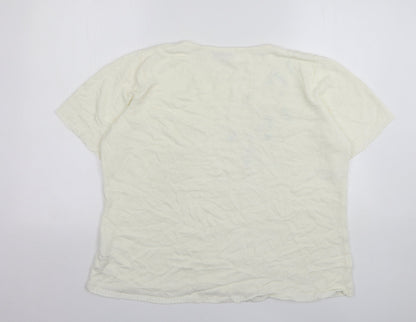 Womens UK Size M Bonmarché Ivory Pullover Jumper