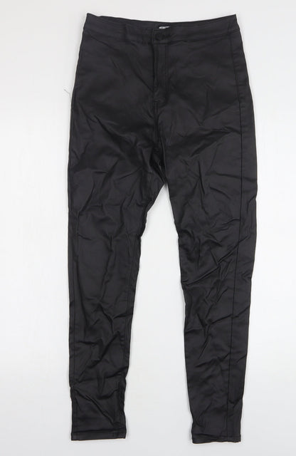 Womens UK Size 12 Momokrom Regular Fit Skinny Black Jeans