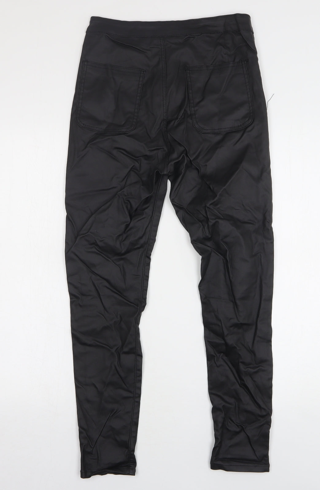 Womens UK Size 12 Momokrom Regular Fit Skinny Black Jeans