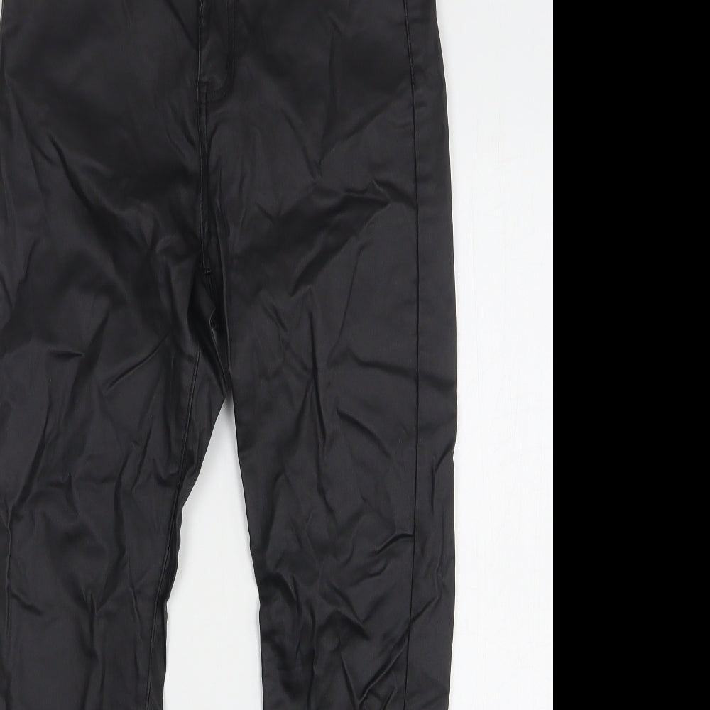 Womens UK Size 12 Momokrom Regular Fit Skinny Black Jeans