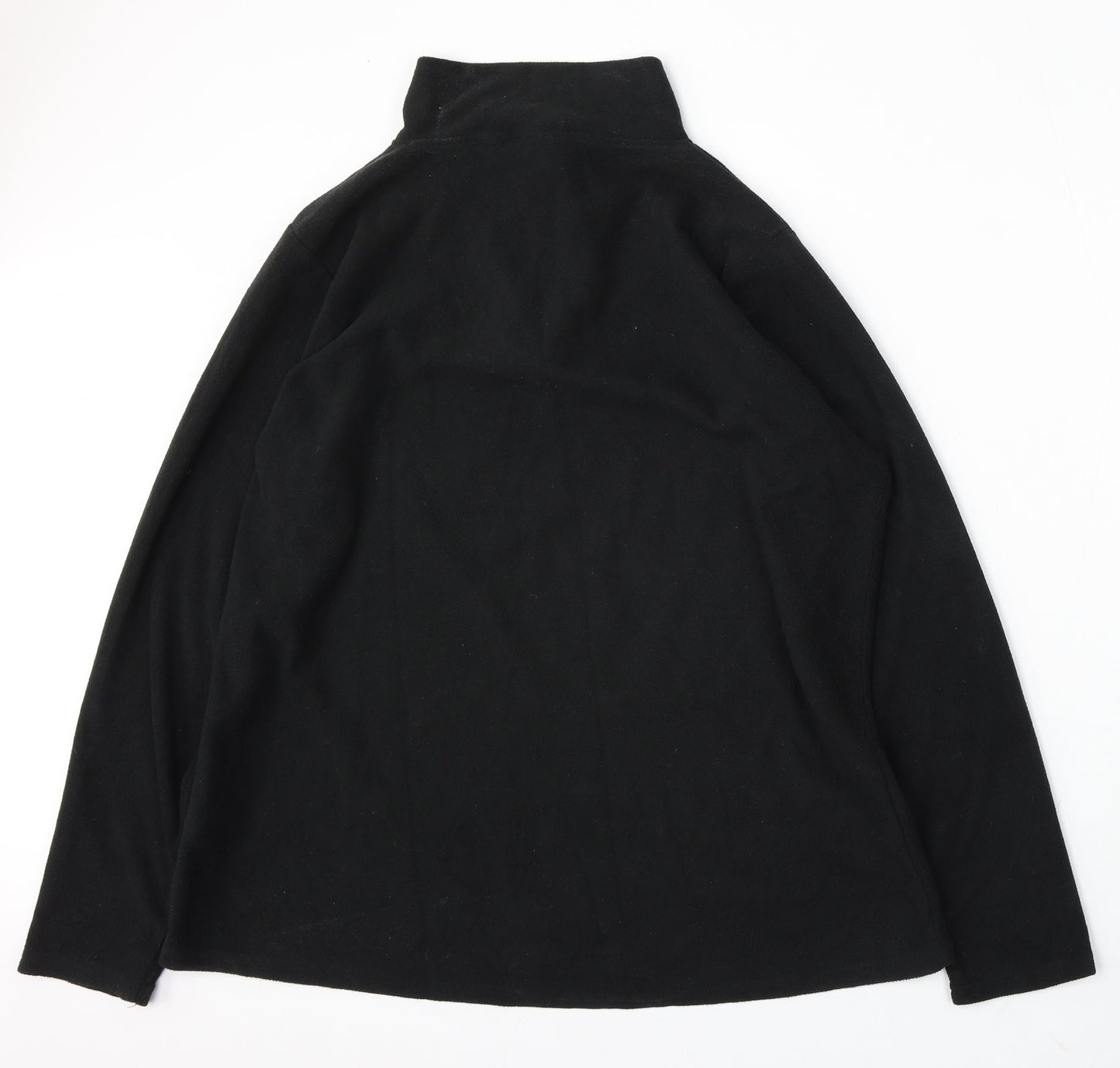 Infinity Woman Womens Black Polyester Pullover Sweatshirt Size XL Zip