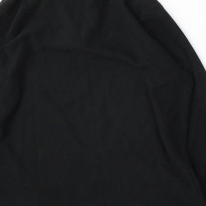 Infinity Woman Womens Black Polyester Pullover Sweatshirt Size XL Zip