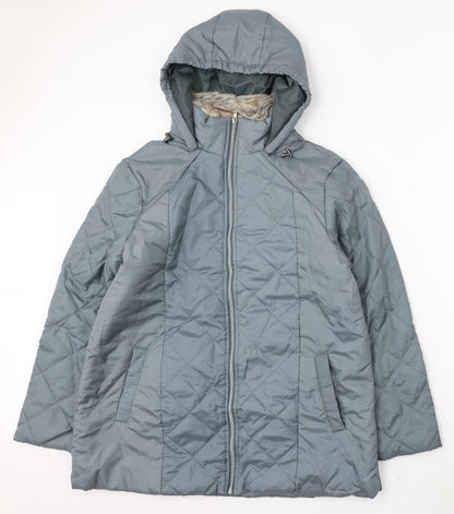 Womens UK Size M Anne De Lancay Blue Jacket