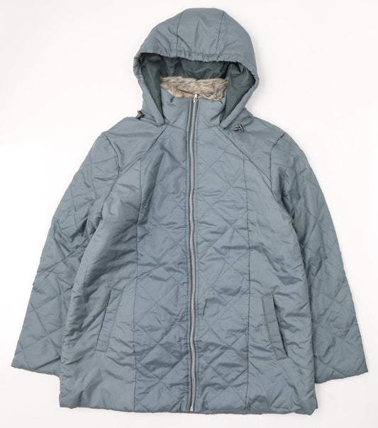 Womens UK Size M Anne De Lancay Blue Jacket