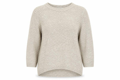 Womens UK Size 14 Marks and Spencer Beige Pullover Jumper