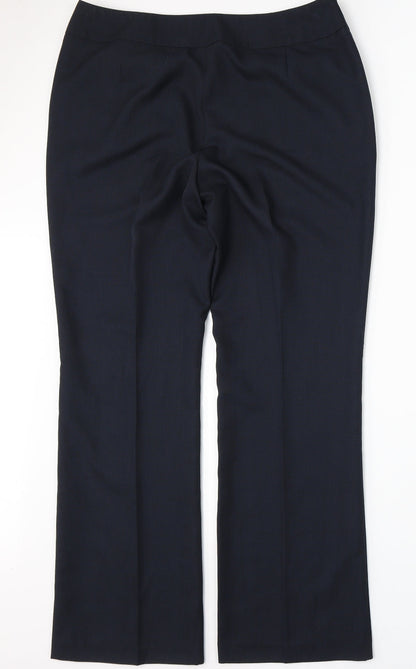 Womens UK Size 16 Papaya Regular Fit  Blue Trousers