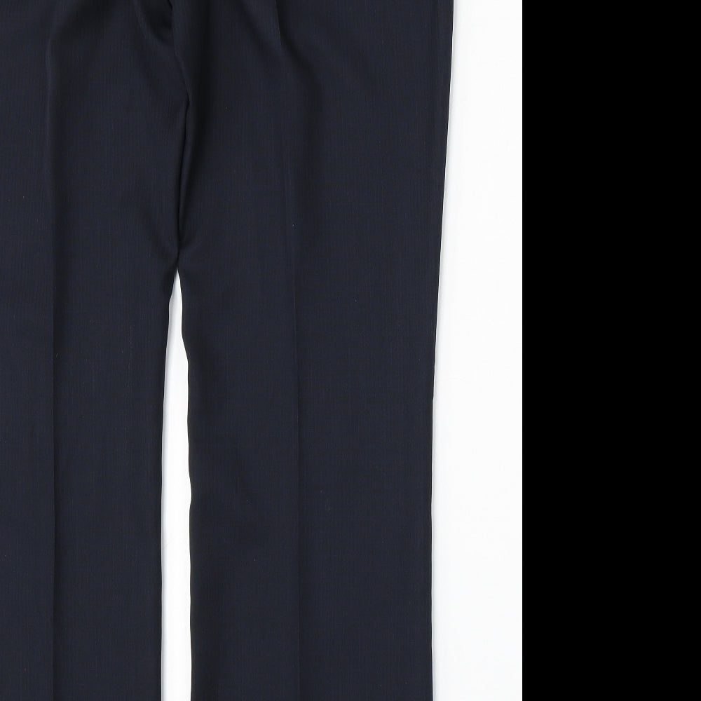 Womens UK Size 16 Papaya Regular Fit  Blue Trousers